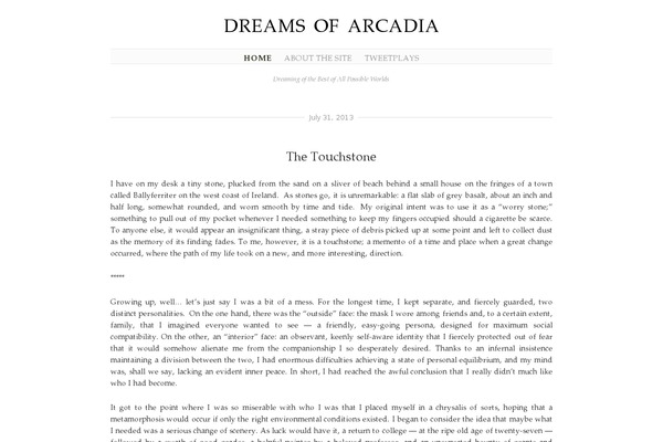 dreams-of-arcadia.com site used Manifest-wpcom