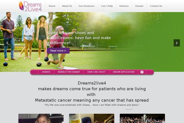 For The Cause theme site design template sample