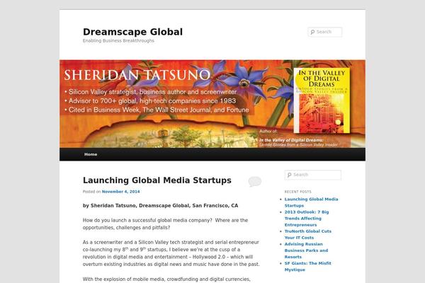 Twenty Eleven theme site design template sample