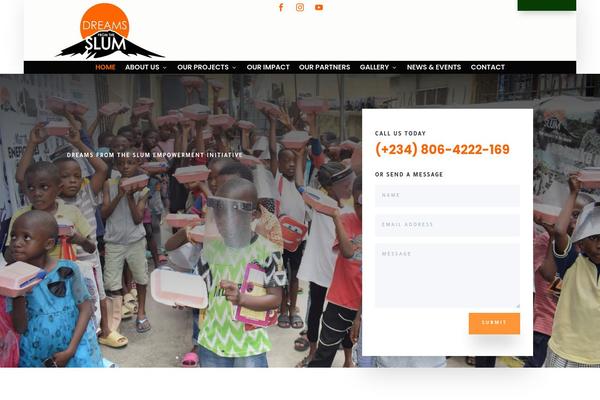 WordPress website example screenshot