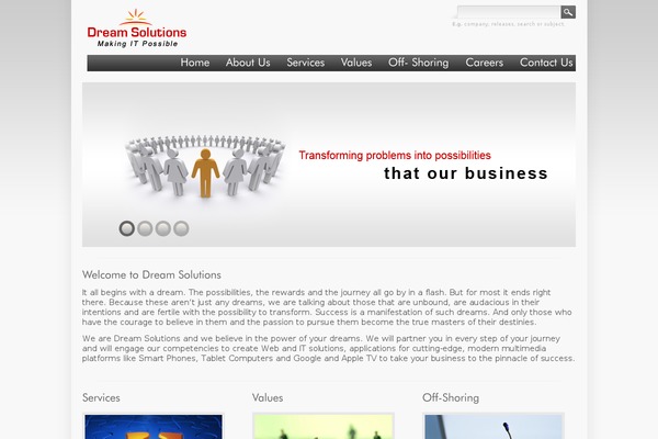 dreamsoftech.com site used Deluxe