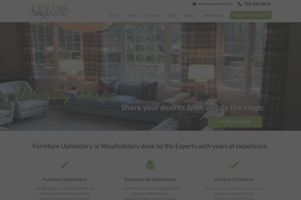 Impreza theme site design template sample