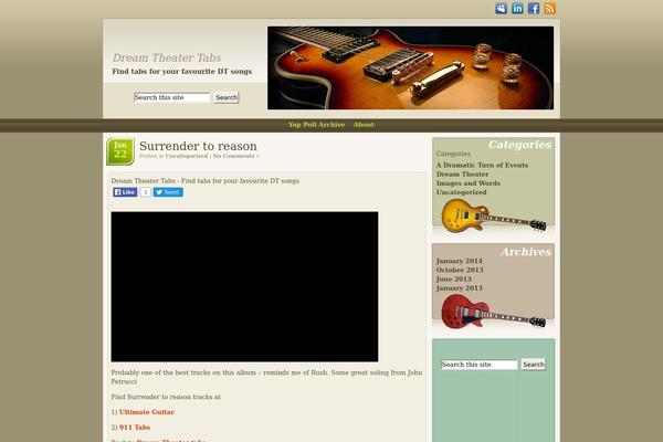 dreamtheatertabs.com site used Guitar
