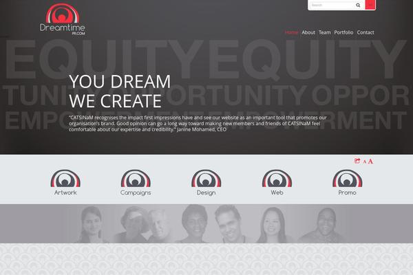 WordPress website example screenshot