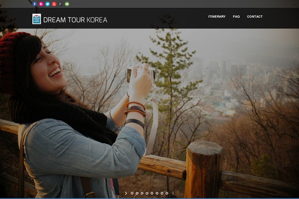 dreamtourkorea.com site used Tour Package