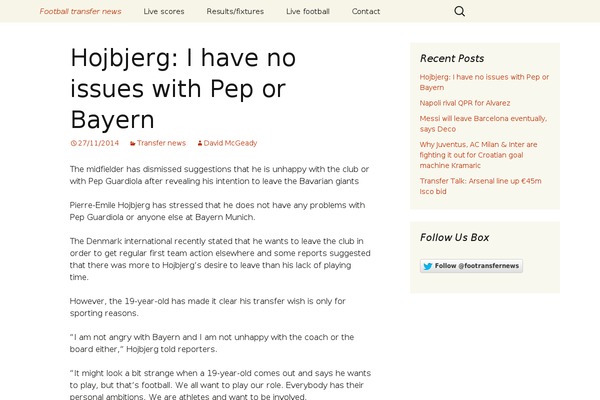 WordPress website example screenshot