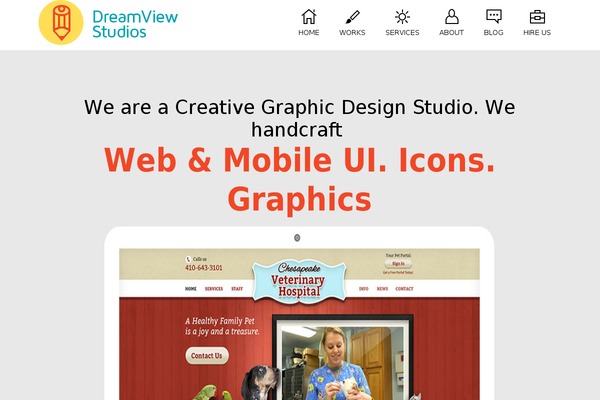 Creativity theme site design template sample
