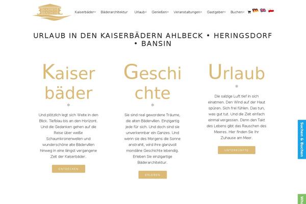 Site using Schnellbuchungsteaser-booking plugin