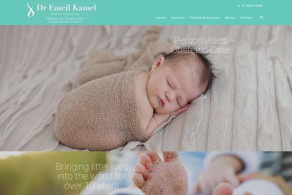 Sanabel theme site design template sample