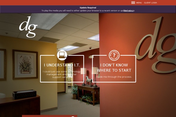 WordPress website example screenshot