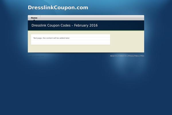 dresslinkcoupon.com site used Coupon