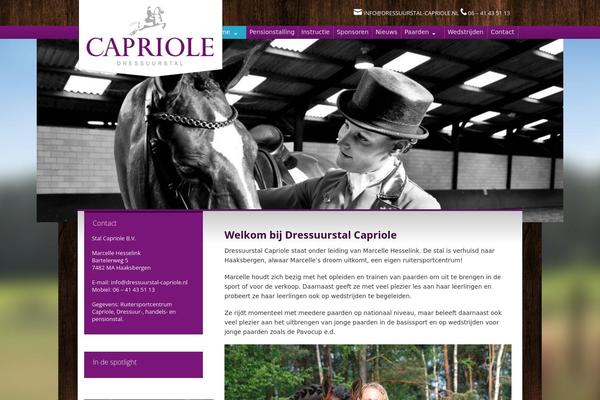 dressuurstal-capriole.nl site used Dressuurstal-capriole