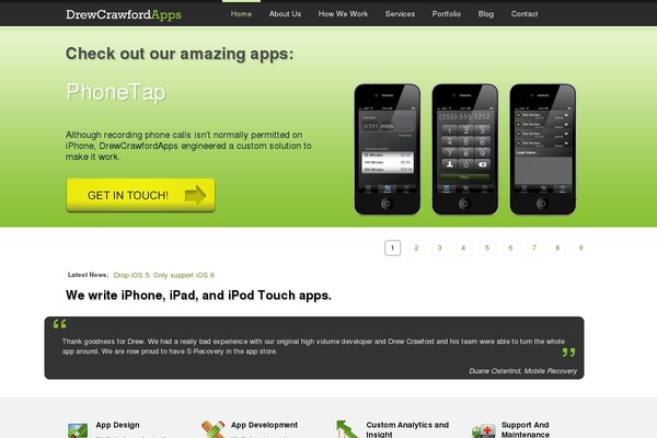 Site using Cornerstone plugin