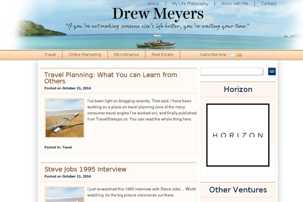 drewmeyersinsights.com site used Sandybeach