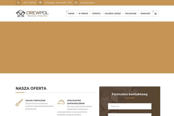 Tm-wood-worker theme site design template sample