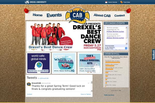 drexelcab.com site used Cork