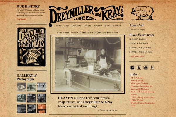 WordPress website example screenshot