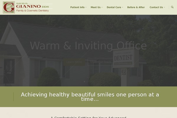 WordPress website example screenshot