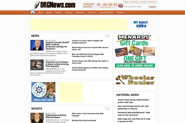 drgnews.com site used Dakotanewstheme