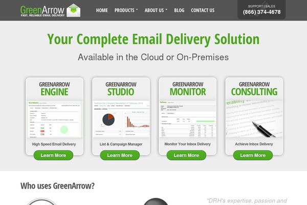 drh.net site used Green-arrow
