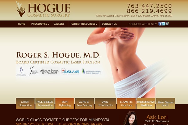 drhogue.com site used Hoguecosmeticsurgery