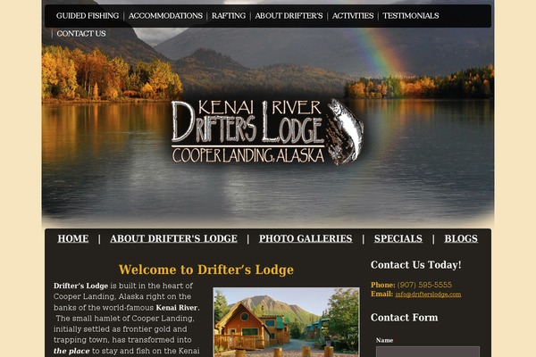 drifterslodge.com site used Drifters_lodge_v12