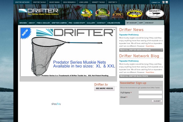 driftertackle.net site used Driftercorp