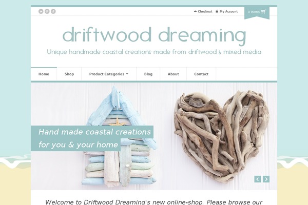 driftwooddreaming.co.uk site used Organic Shop