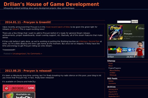 dril WordPress theme, websites list used dril theme dril theme websites examples