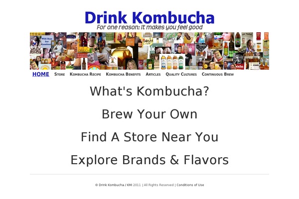 drinkkombucha.com site used Headway-2013-1