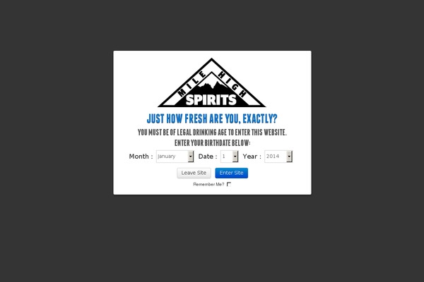 drinkmilehighspirits.com site used Neemac