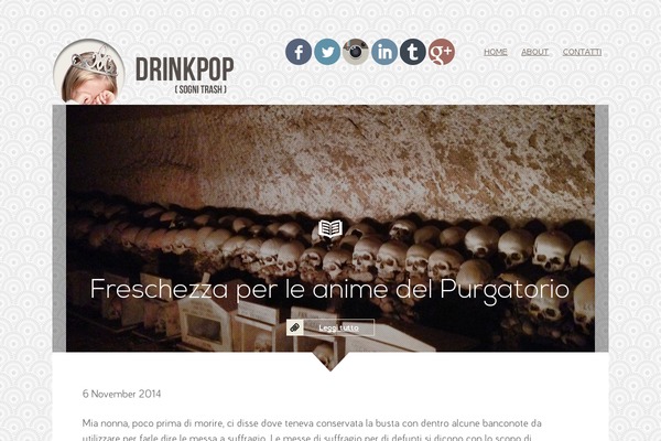 drinkpop.it site used Diario