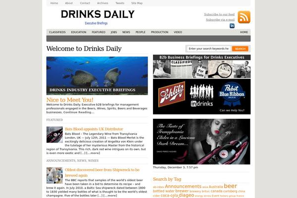 drinksdaily.com site used Newspress