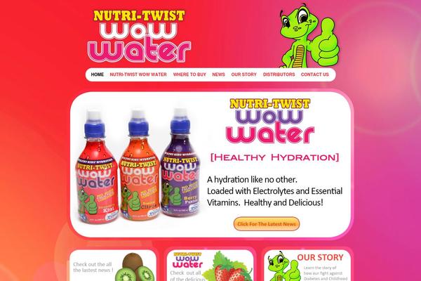 drinkwowwater.com site used Wow