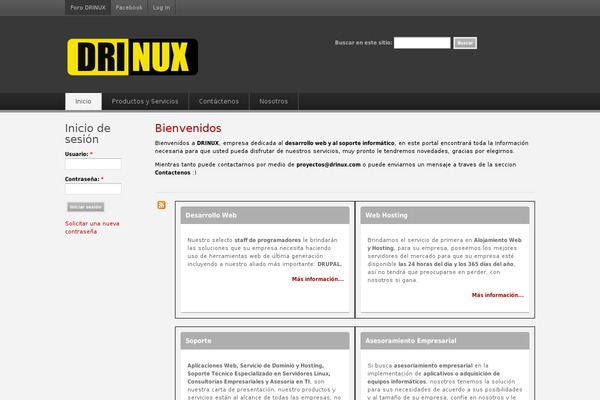 drinux.com site used Zircona