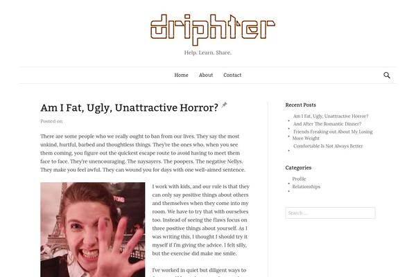 Graphy theme site design template sample