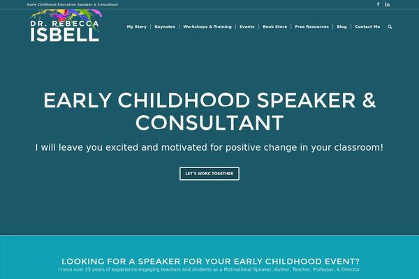 Enfold theme site design template sample