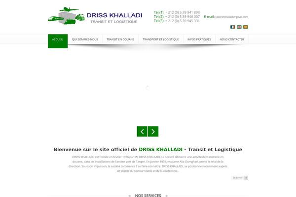 driss-khalladi.com site used Transitaire-tanger