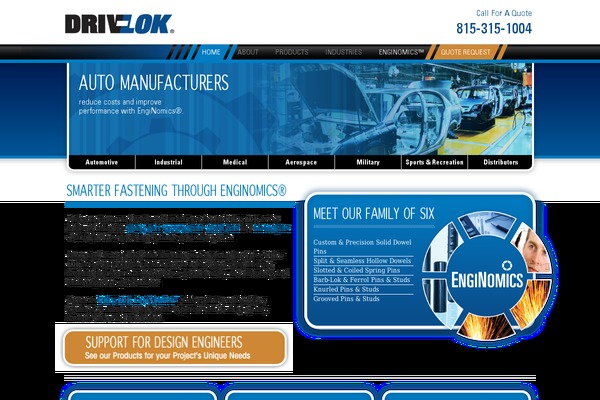 driv-lok.com site used Webcraft