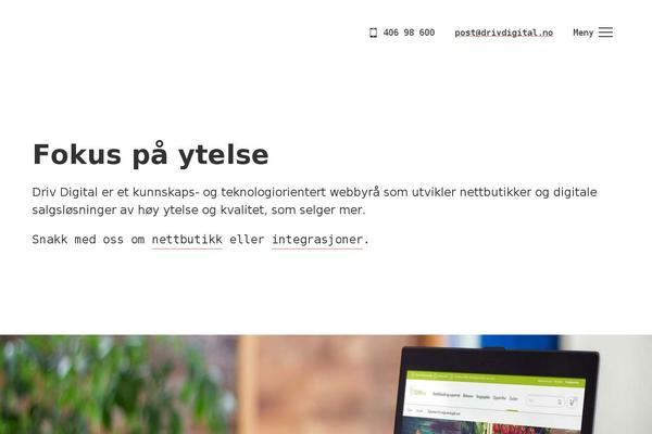 drivdigital.no site used Driv-starter