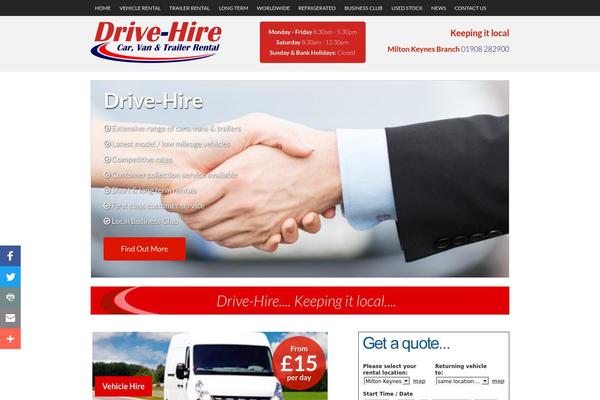 drive-hire.com site used Currantweb