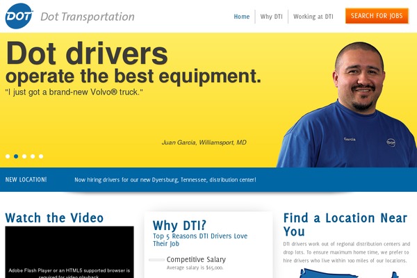 drivefordot.com site used Dti