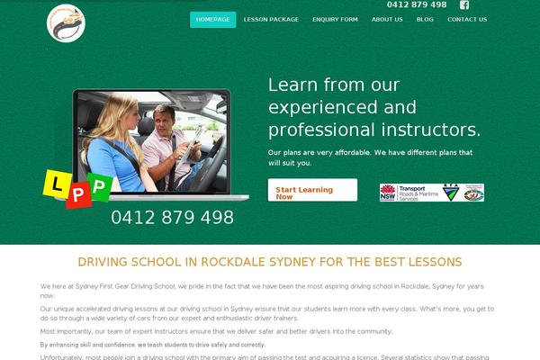 drivelessons.com.au site used Education1
