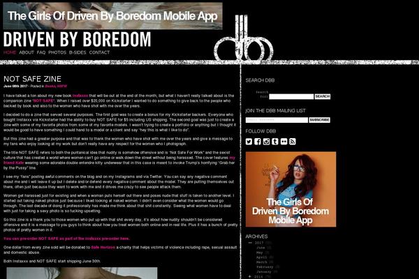 drivenbyboredom.com site used Boredonblack