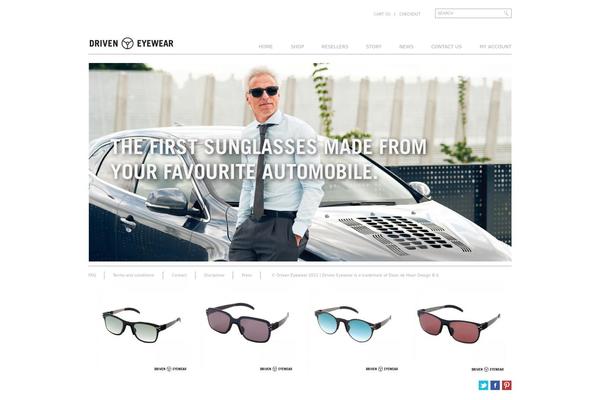 driveneyewear.com site used Rustik