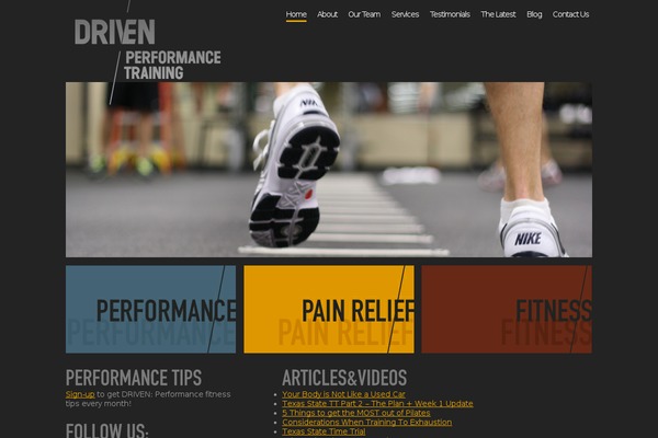drivenperformance.net site used Driven-performance