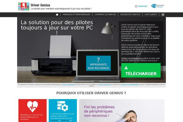 driver-genius.fr site used Drivergenius