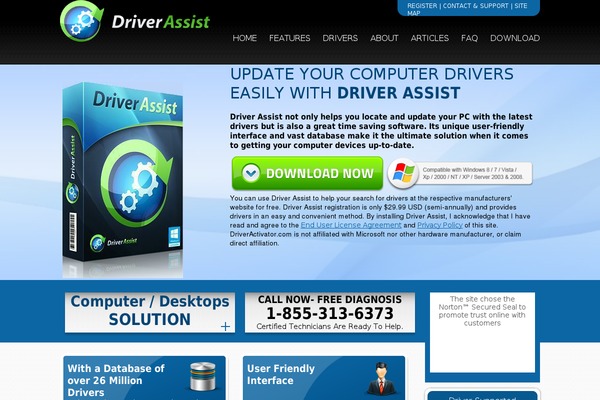 driveractivator.com site used Activator