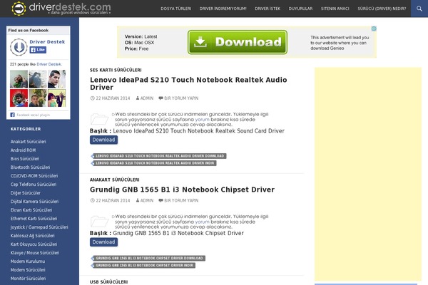 WordPress website example screenshot
