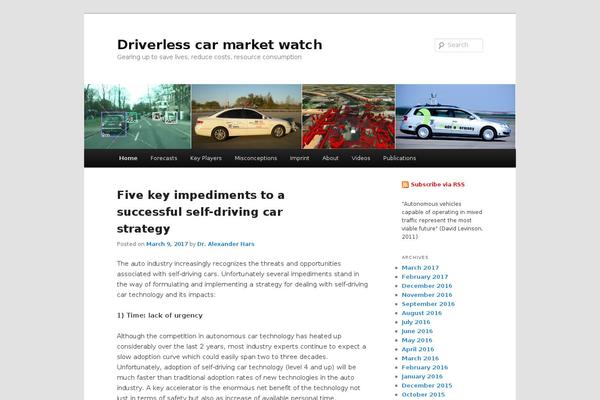 driverless-future.com site used Driverless-theme